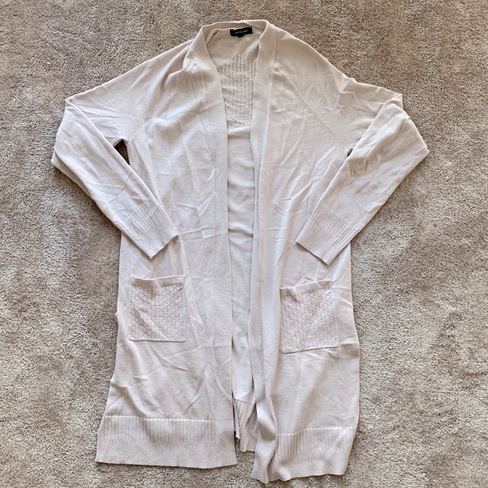 Light Blush Long Cardigan